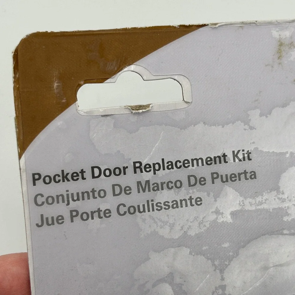 National Hardware Pocket Door Replacement Kit Satin Brass Tone V150 N236-023 NEW